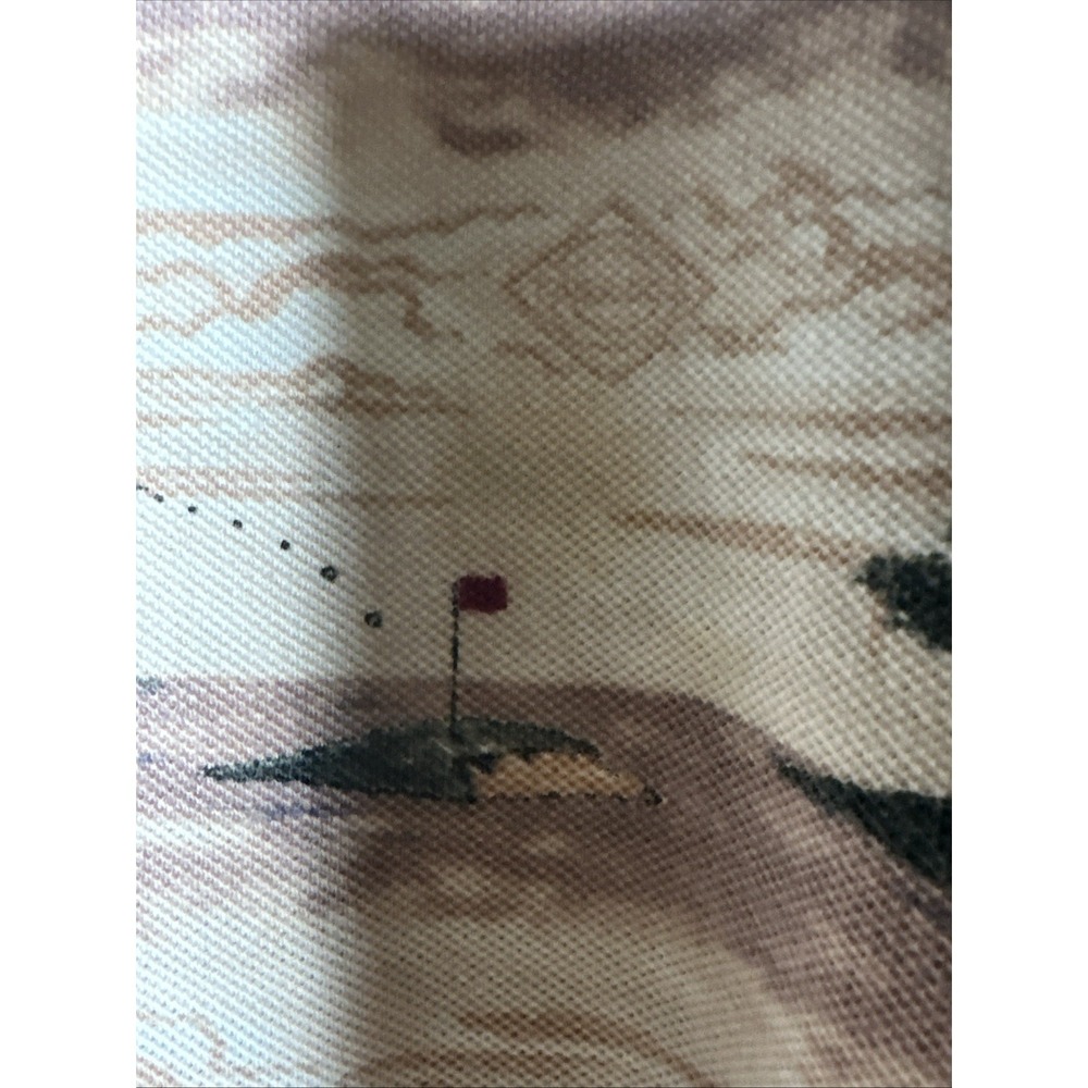 Vintage Tabasco Polo Shirt Mens Large.  Golf Course Themed Print. - Picture 6 of 7